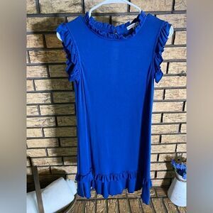 ‎Velvet torch royal blue dress